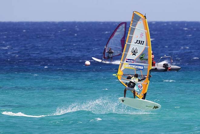 Mio Anayama - PWA Fuerteventura Grand Slam 2011 day 3 ©  John Carter / PWA http://www.pwaworldtour.com